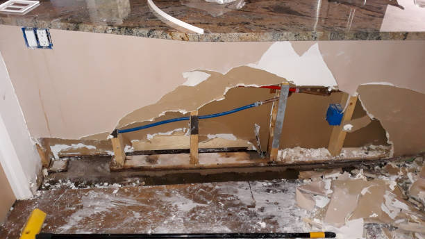 Water damage restoration process in Barrett, TX